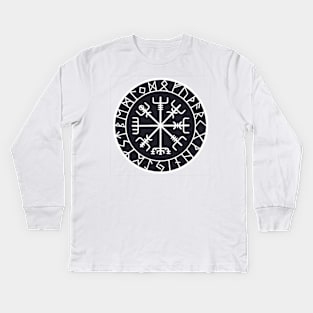 Talisman protection vegvisir Kids Long Sleeve T-Shirt